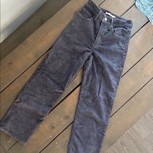 Dark Gray Corduroy Pants